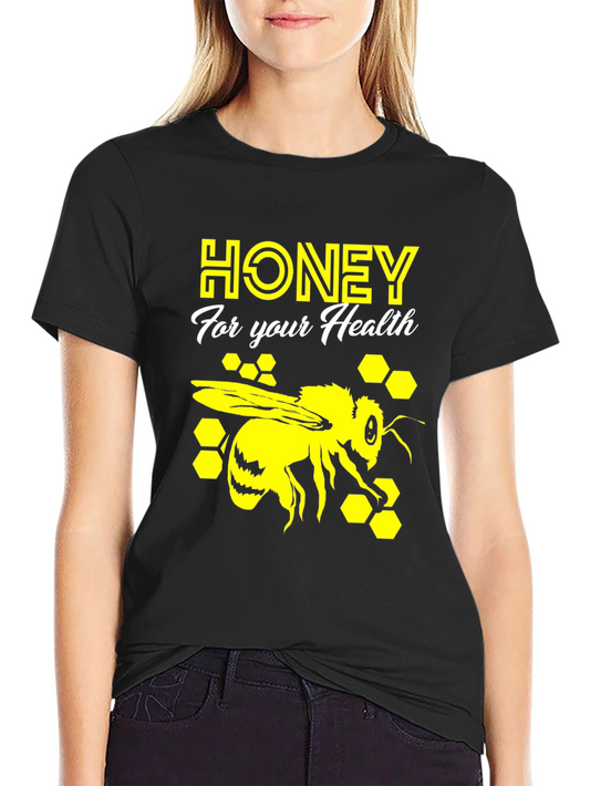 Honey Bee Health T-Shirt - Graphic Print Tee