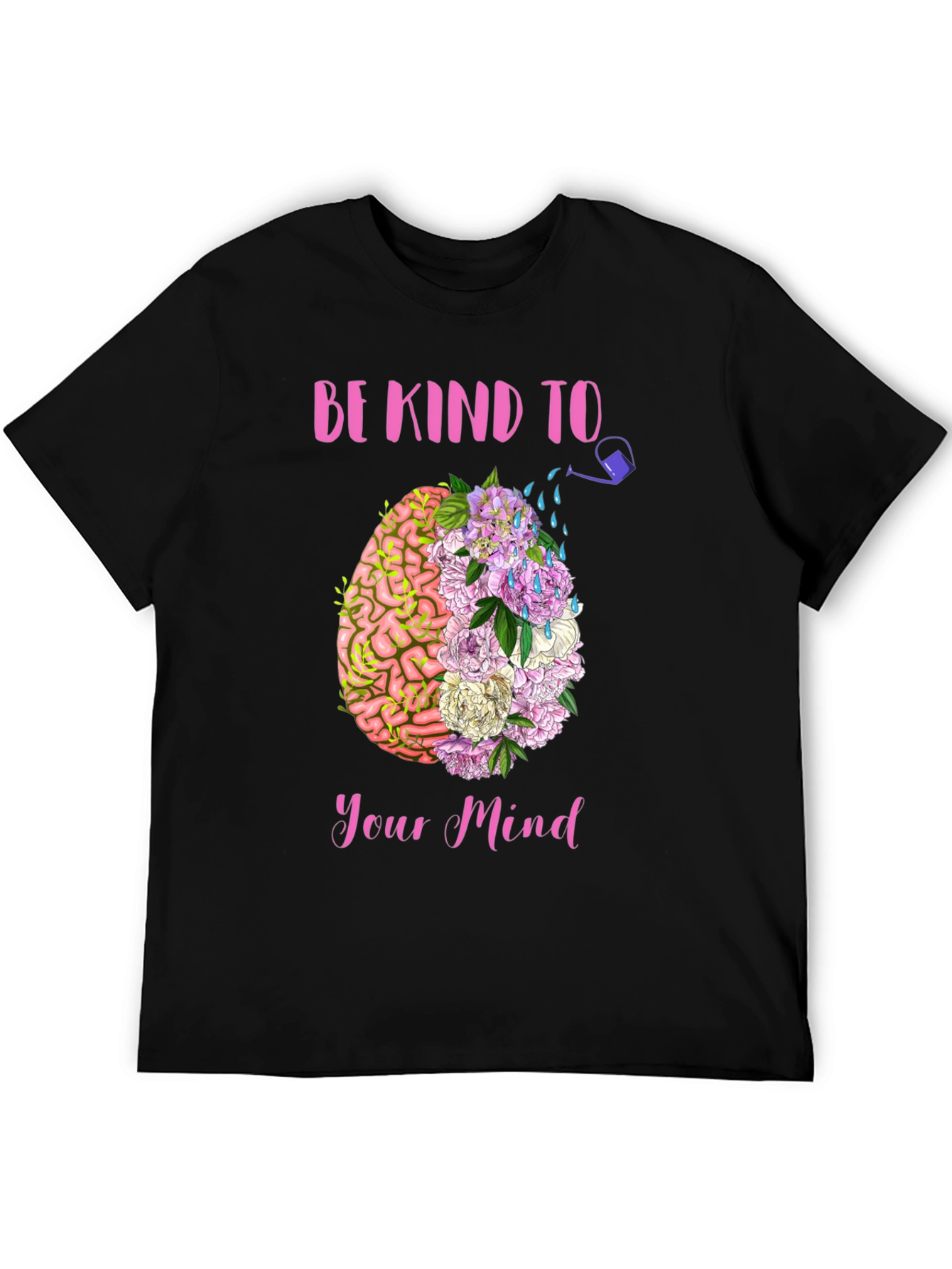 Be Kind To Your Mind Graphic Tee - Black