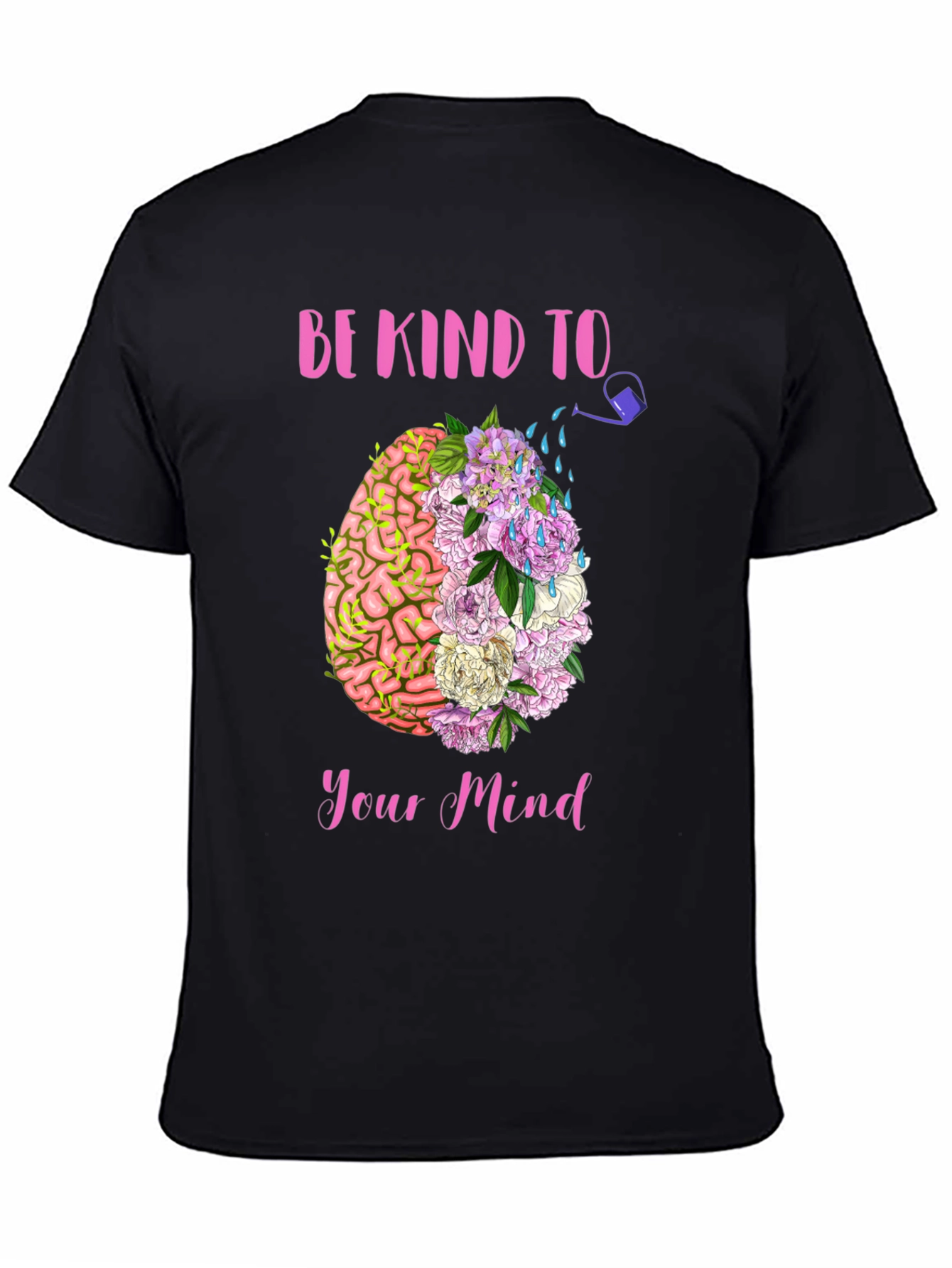 Be Kind To Your Mind Graphic Tee - Black