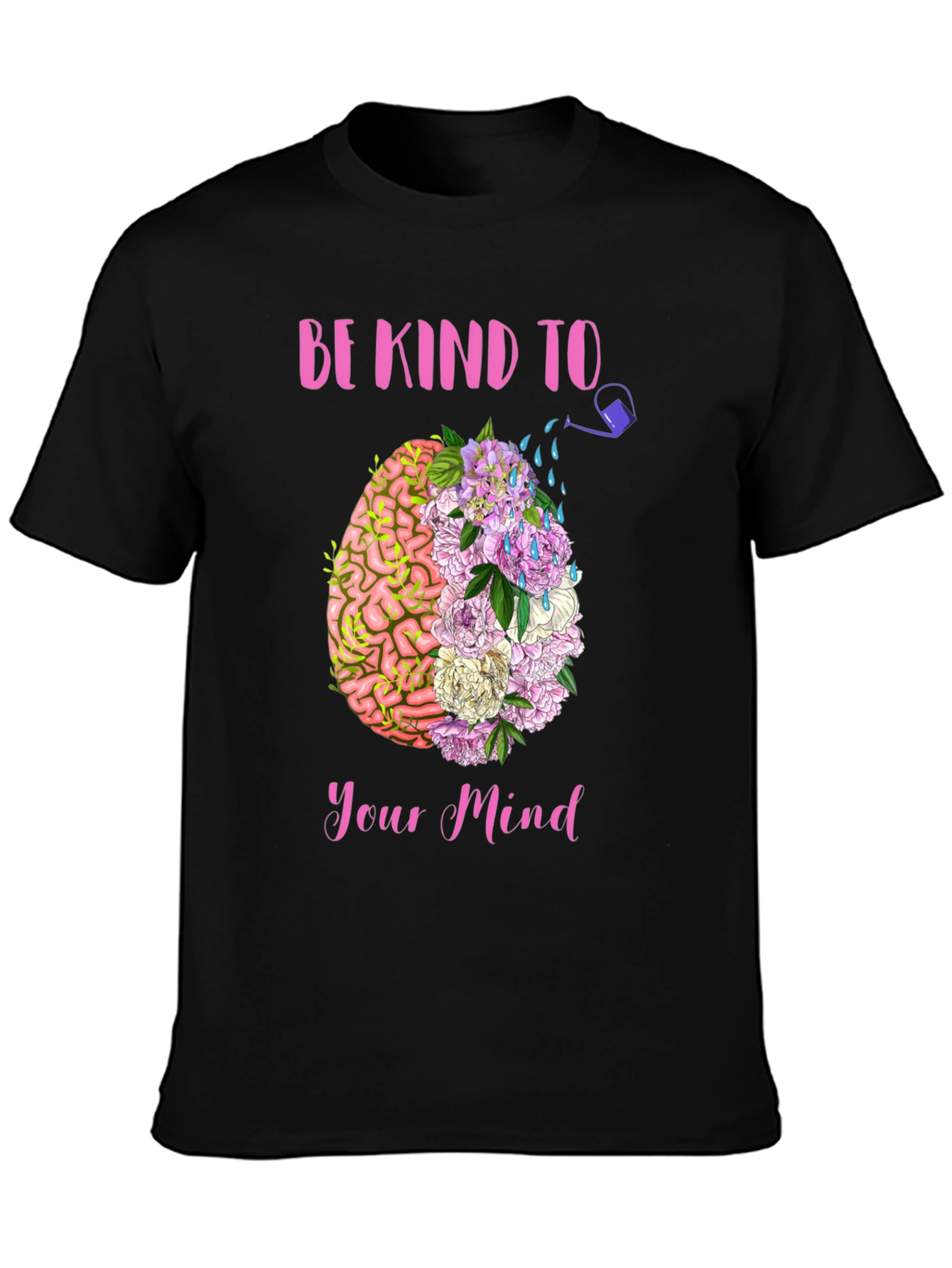 Be Kind To Your Mind Graphic Tee - Black