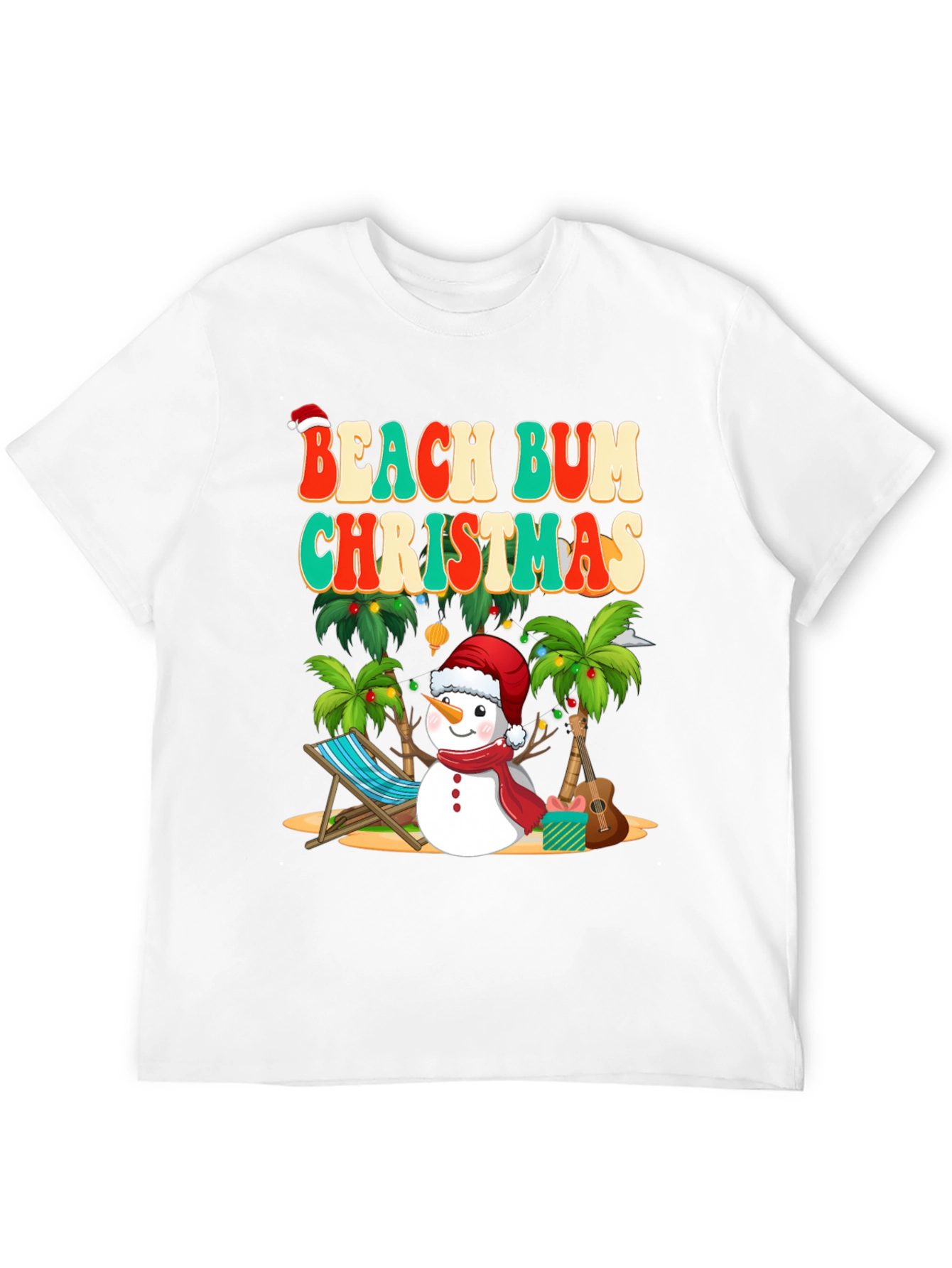 Beach Bum Christmas T-Shirt