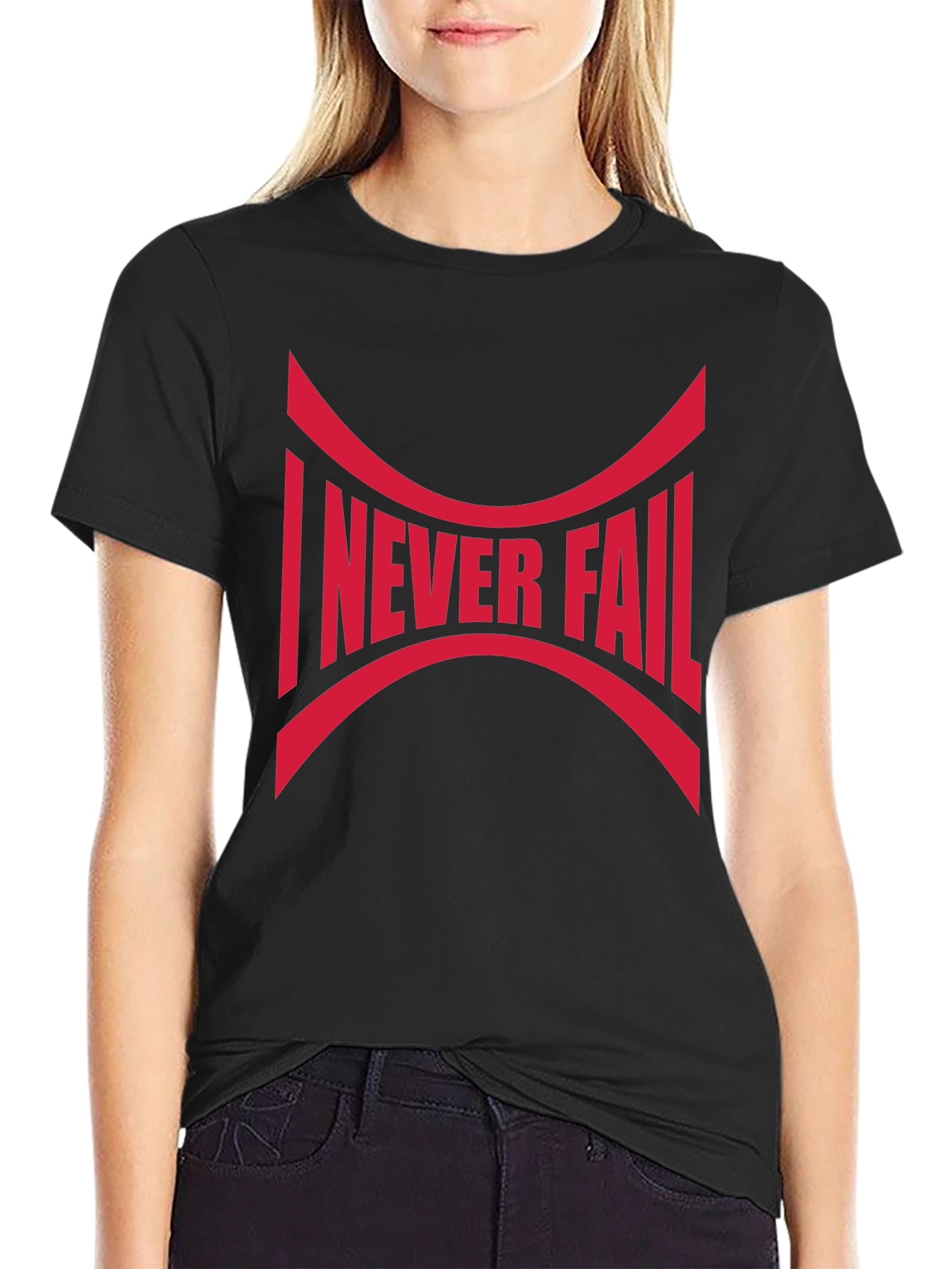 I Never Fail Graphic Tee - Bold Statement Shirt