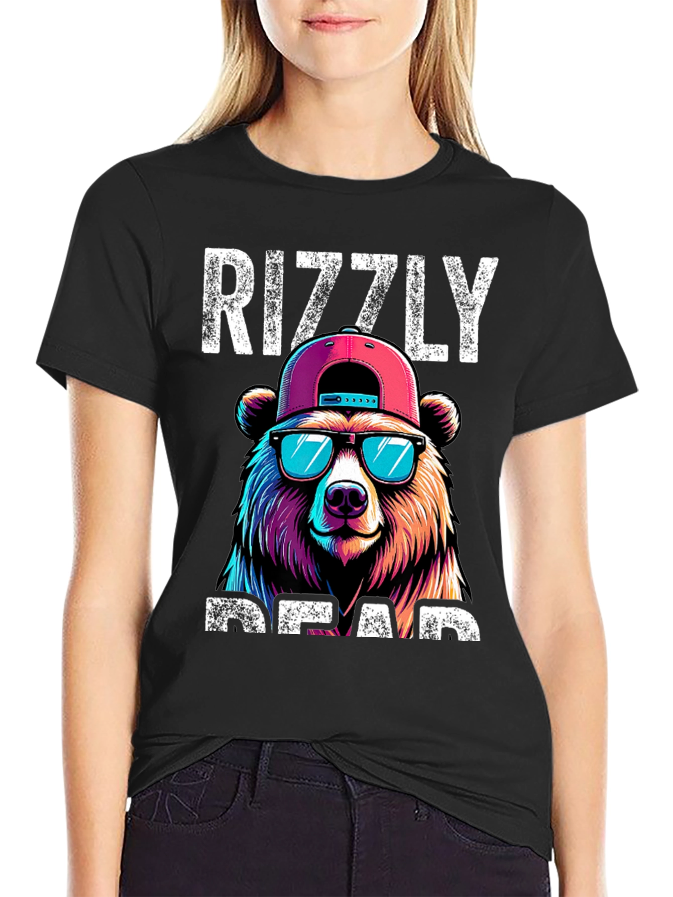 Rizzly Bear T-Shirt - Cool Graphic Tee
