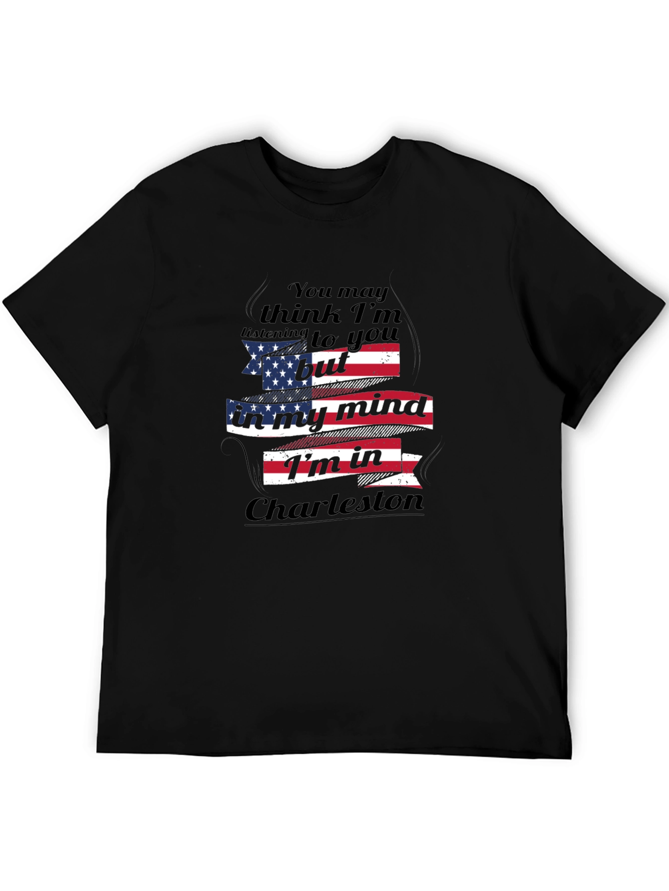 Charleston Mind T-Shirt - Patriotic USA Flag