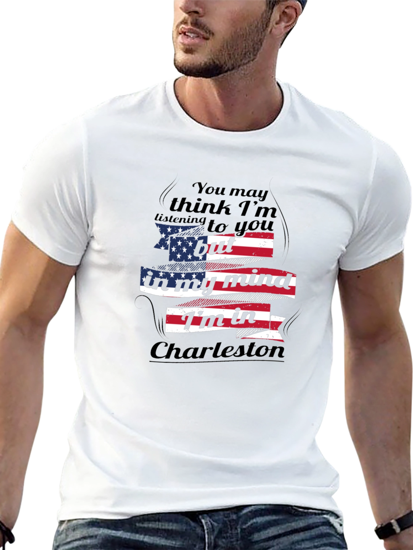 Charleston Mind T-Shirt - Patriotic USA Flag
