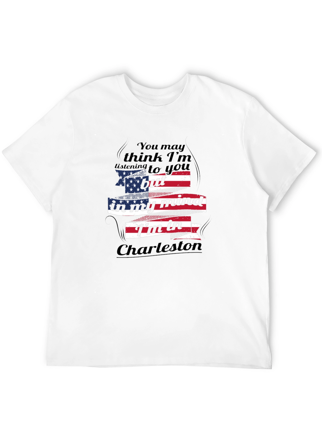 Charleston Mind T-Shirt - Patriotic USA Flag