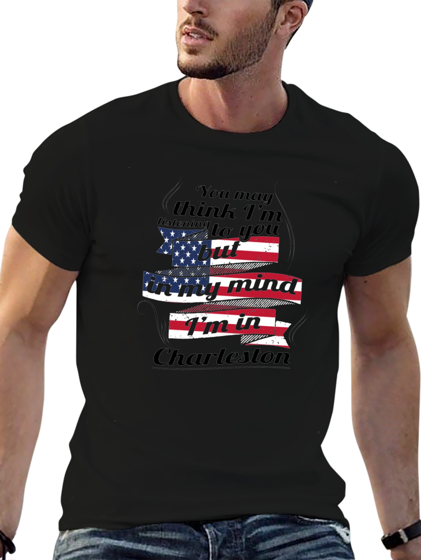 Charleston Mind T-Shirt - Patriotic USA Flag