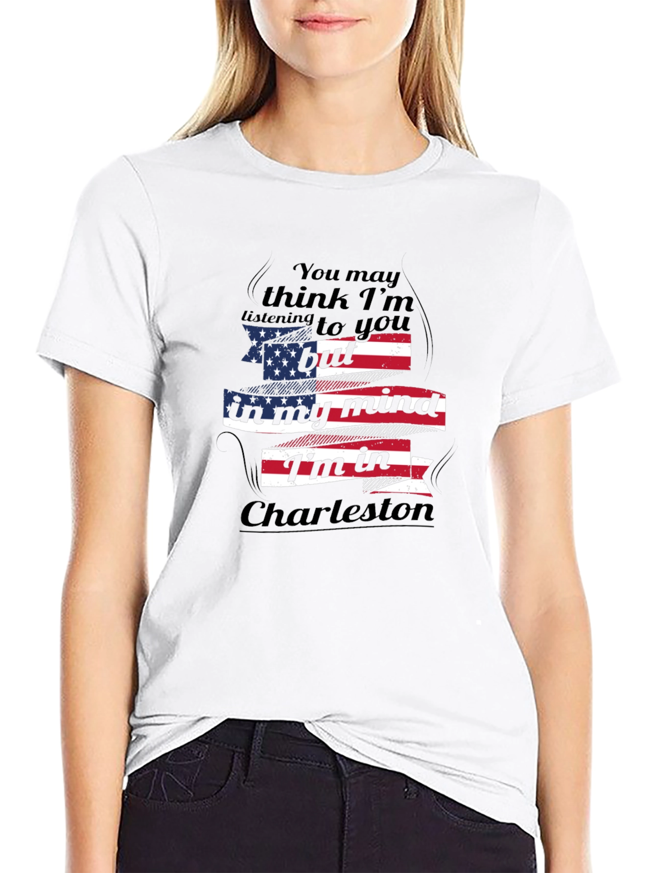 Charleston Mind T-Shirt - Patriotic USA Flag