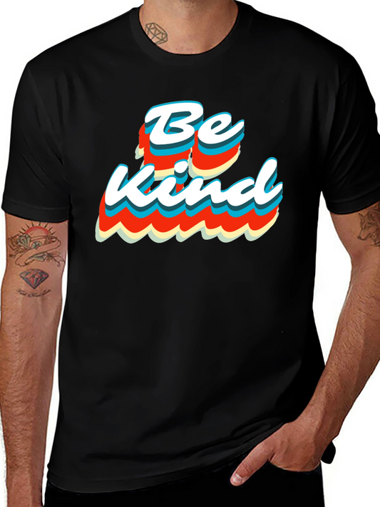 Be Kind Retro T-Shirt - Stylish Graphic Tee