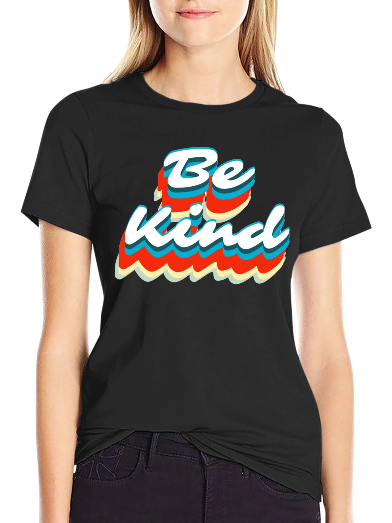 Be Kind Retro T-Shirt - Stylish Graphic Tee
