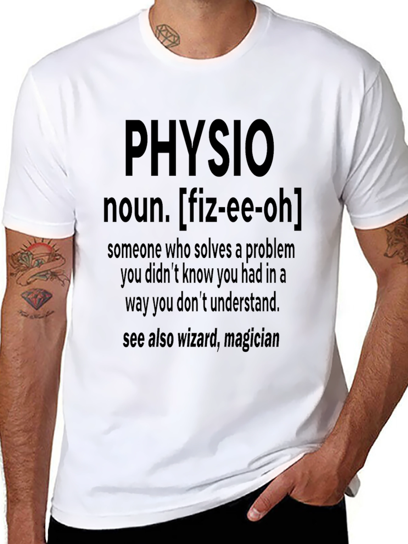 Physio Definition T-Shirt - Wizard Magician