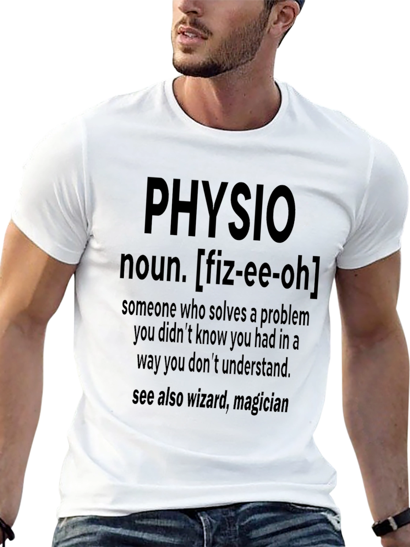 Physio Definition T-Shirt - Wizard Magician