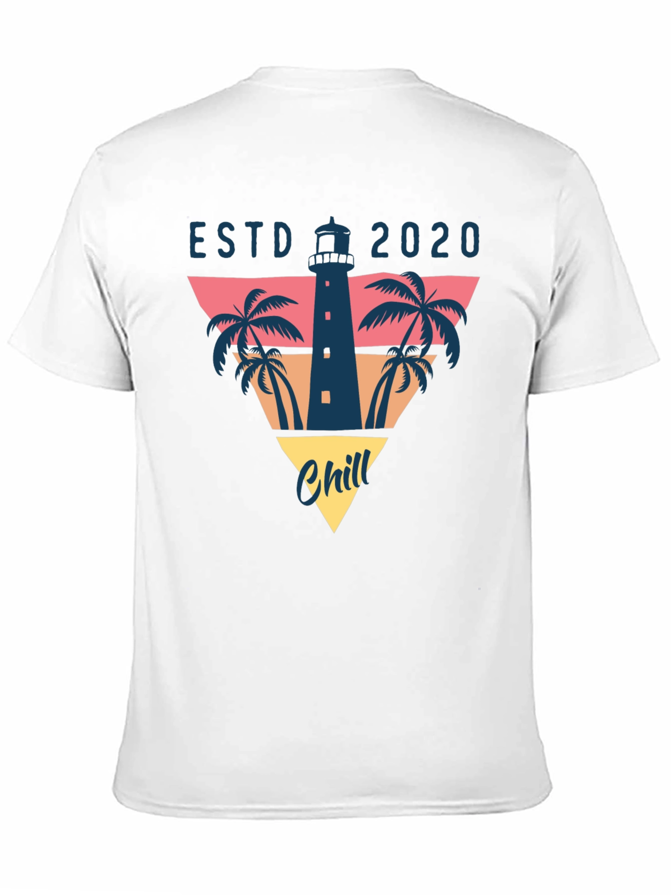 Chill ESTD 2020 Lighthouse Graphic T-Shirt