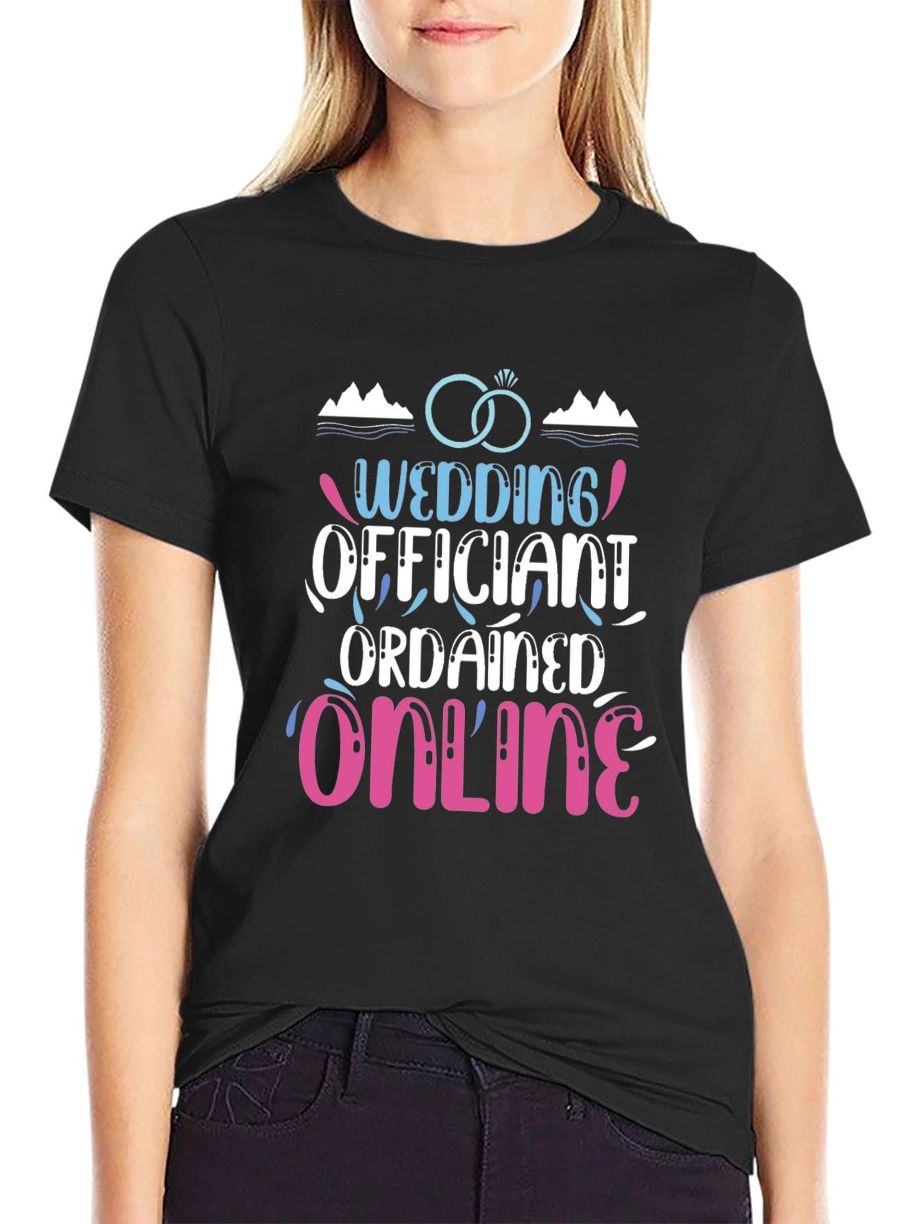 Wedding Officiant Ordained Online T-Shirt