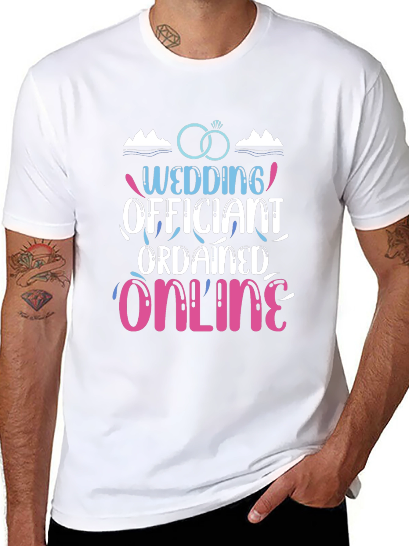 Wedding Officiant Ordained Online T-Shirt