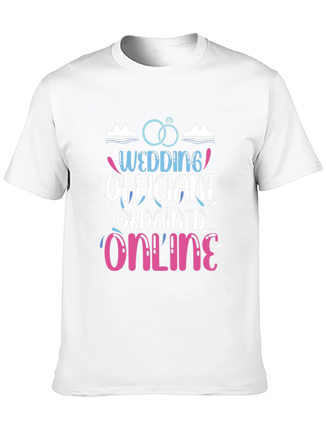 Wedding Officiant Ordained Online T-Shirt