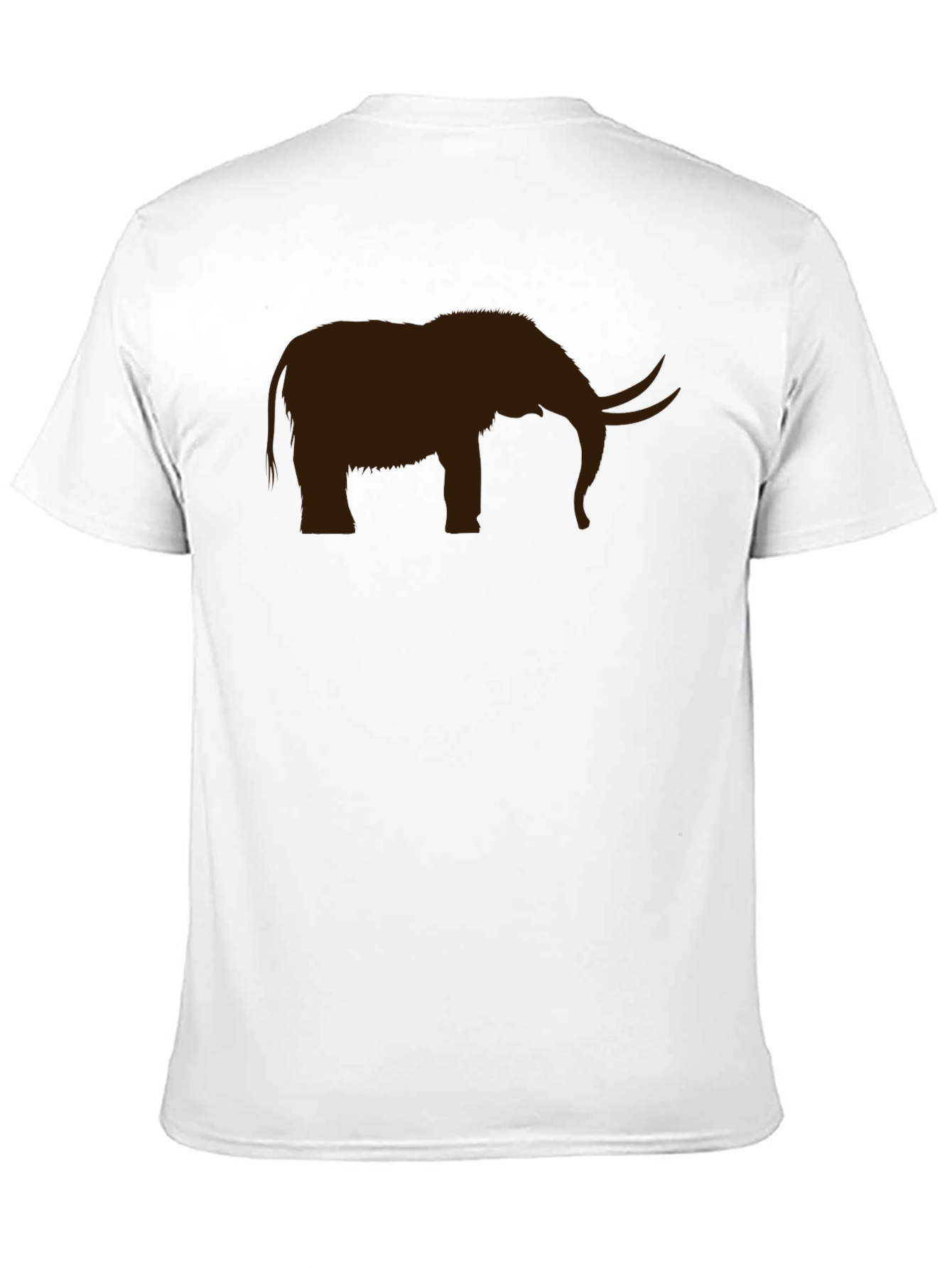 Elephant Silhouette Black T-Shirt