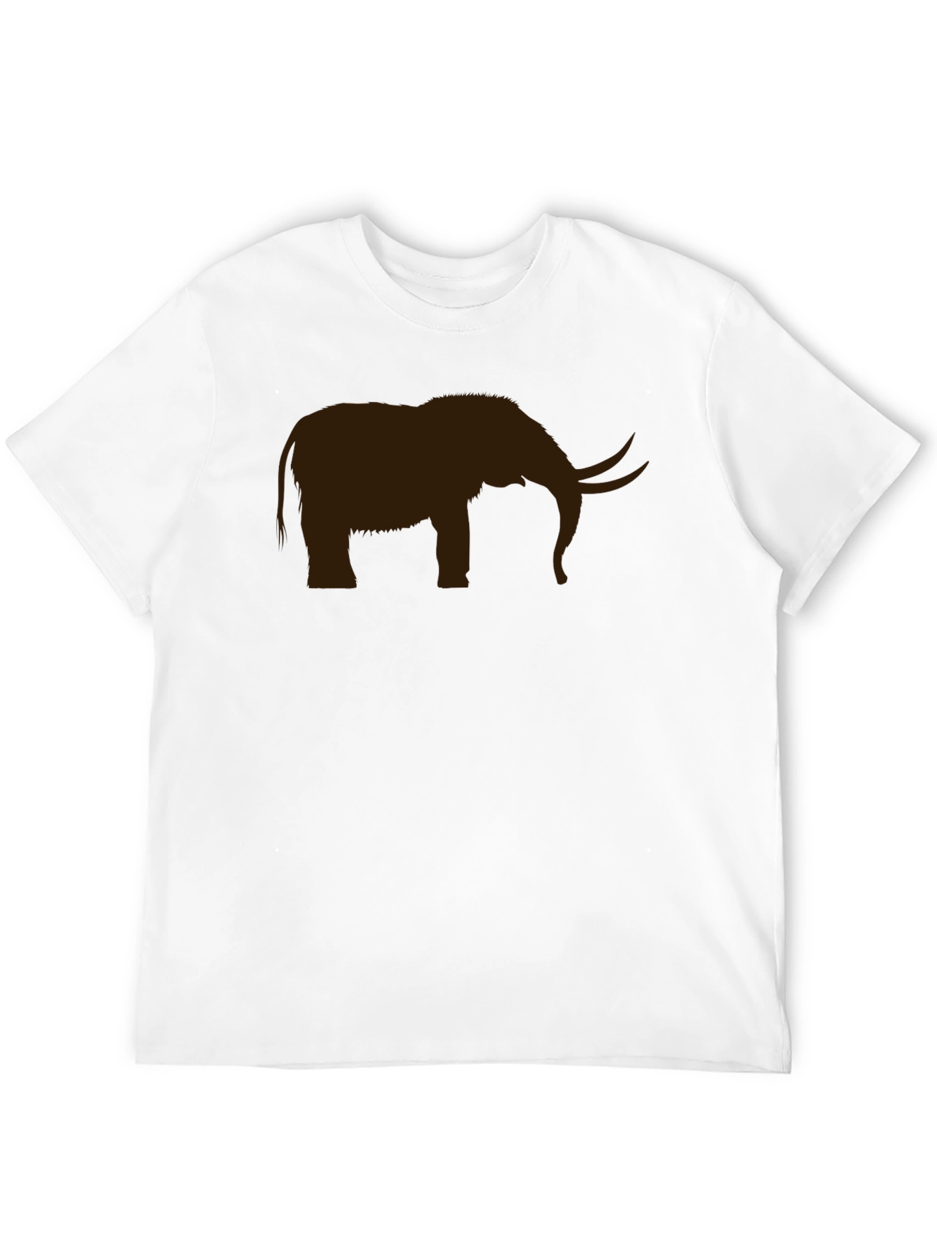 Elephant Silhouette Black T-Shirt