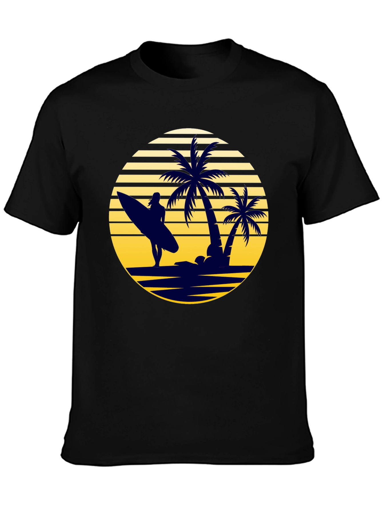 Retro Beach Sunset T-Shirt