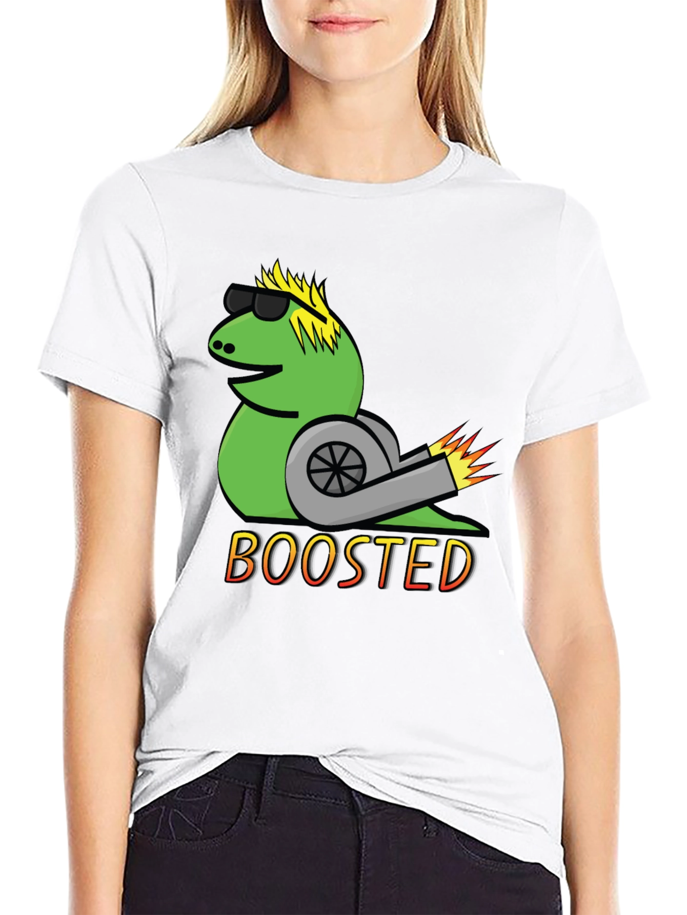 Boosted Snail T-Shirt - Cool Car Enthusiast Tee
