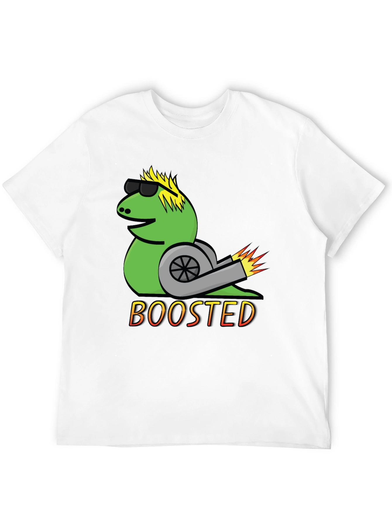 Boosted Snail T-Shirt - Cool Car Enthusiast Tee
