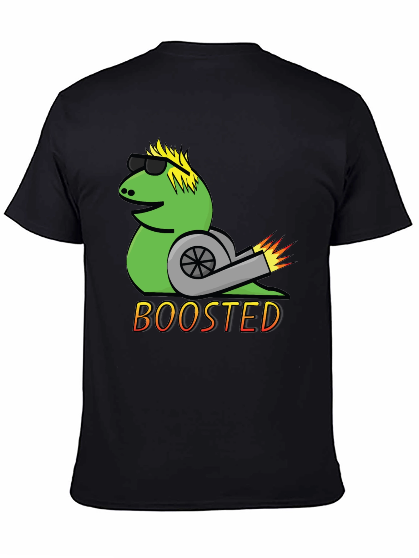 Boosted Snail T-Shirt - Cool Car Enthusiast Tee
