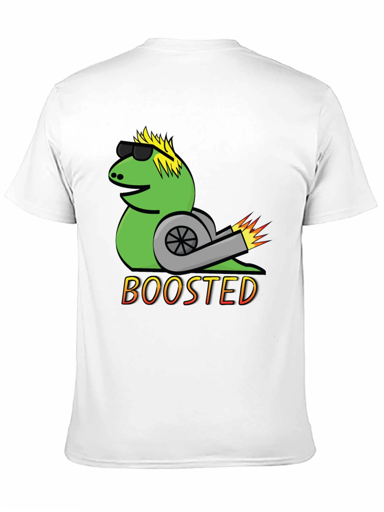 Boosted Snail T-Shirt - Cool Car Enthusiast Tee