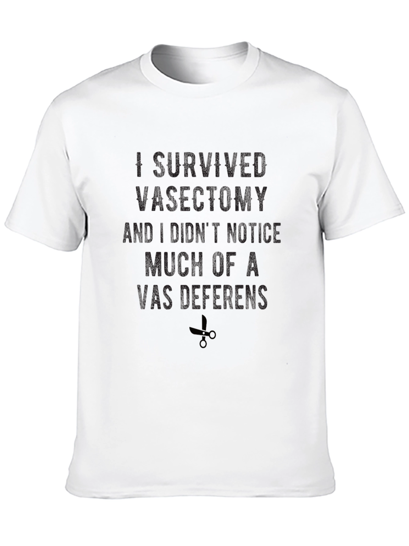 Vasectomy Survivor T-Shirt Funny Mens Tee