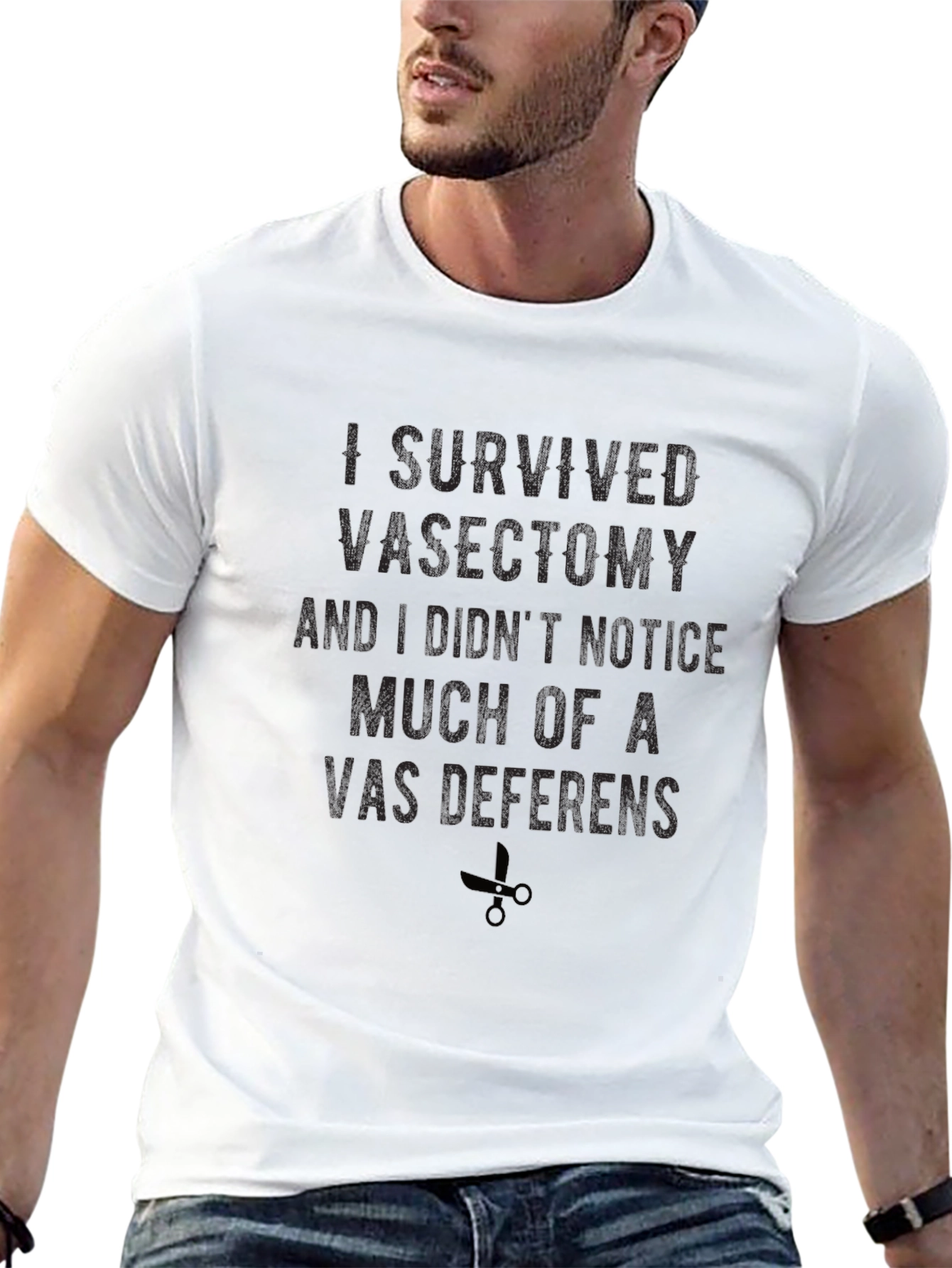Vasectomy Survivor T-Shirt Funny Mens Tee