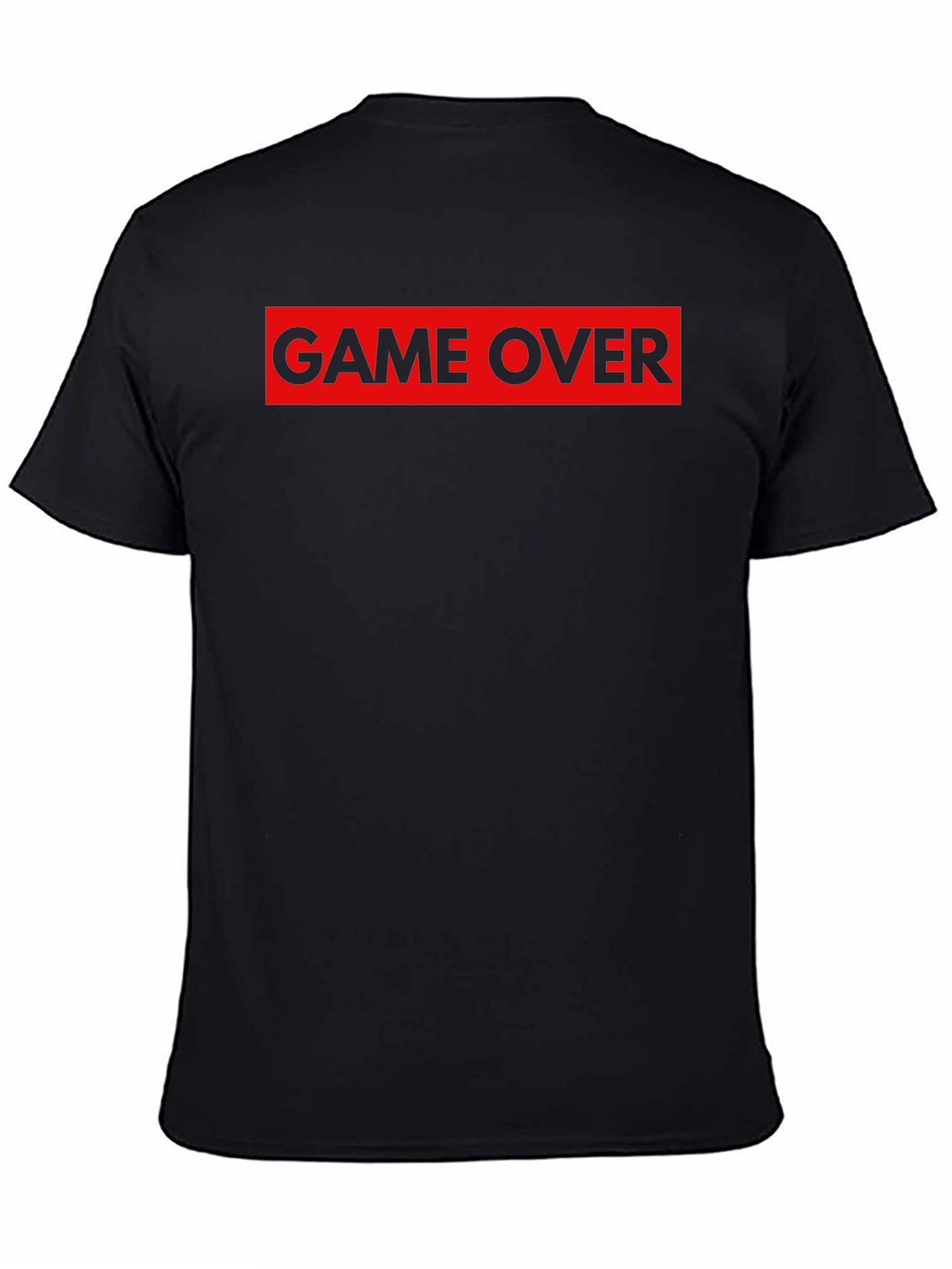Game Over Graphic Tee - Black