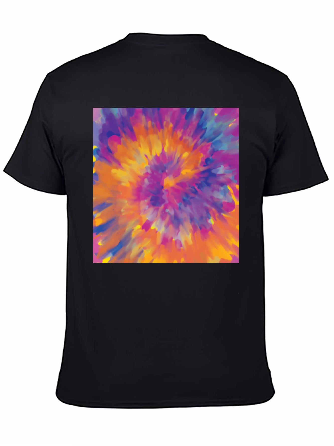 Vibrant Tie-Dye Graphic Tee - Bold Statement Style