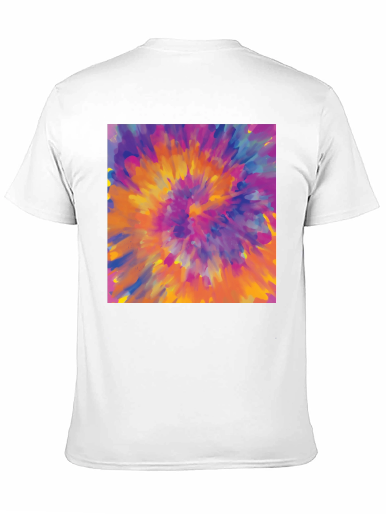 Vibrant Tie-Dye Graphic Tee - Bold Statement Style