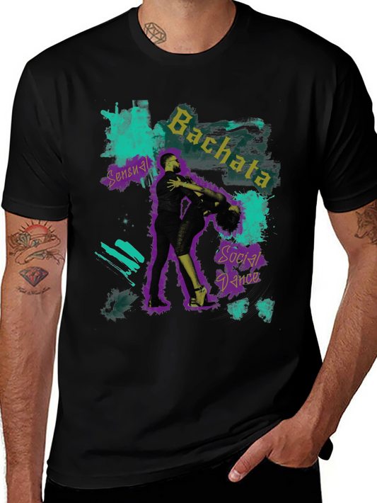 Bachata Dance Graphic Tee - Sensual Social Dance Shirt