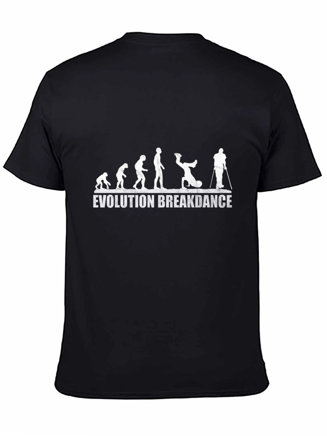 Evolution Breakdance T-Shirt - Black Graphic Tee