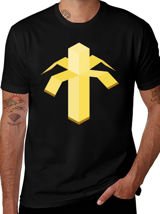 Geometric Banana Graphic Tee
