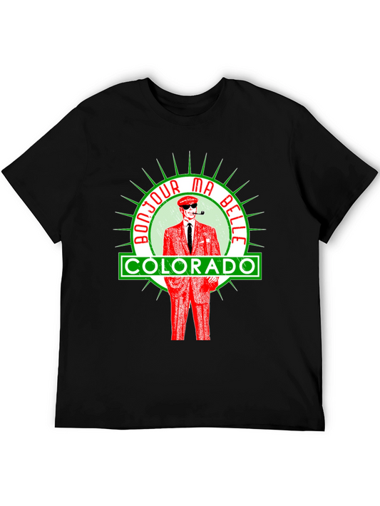 Bonjour Ma Belle Colorado Black Graphic T-Shirt
