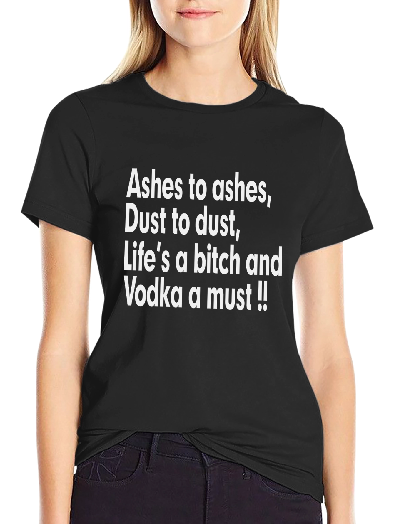 Ashes to Ashes Funny Graphic T-Shirt