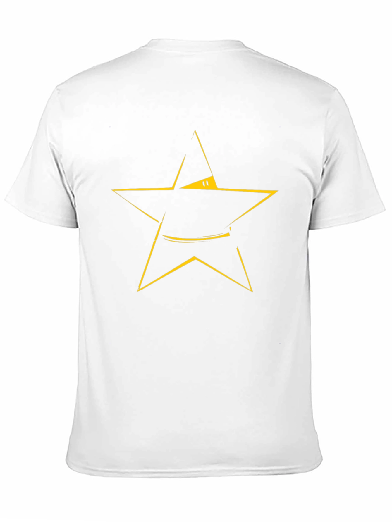 Star Graphic Tee - Classic Black Cotton T-Shirt