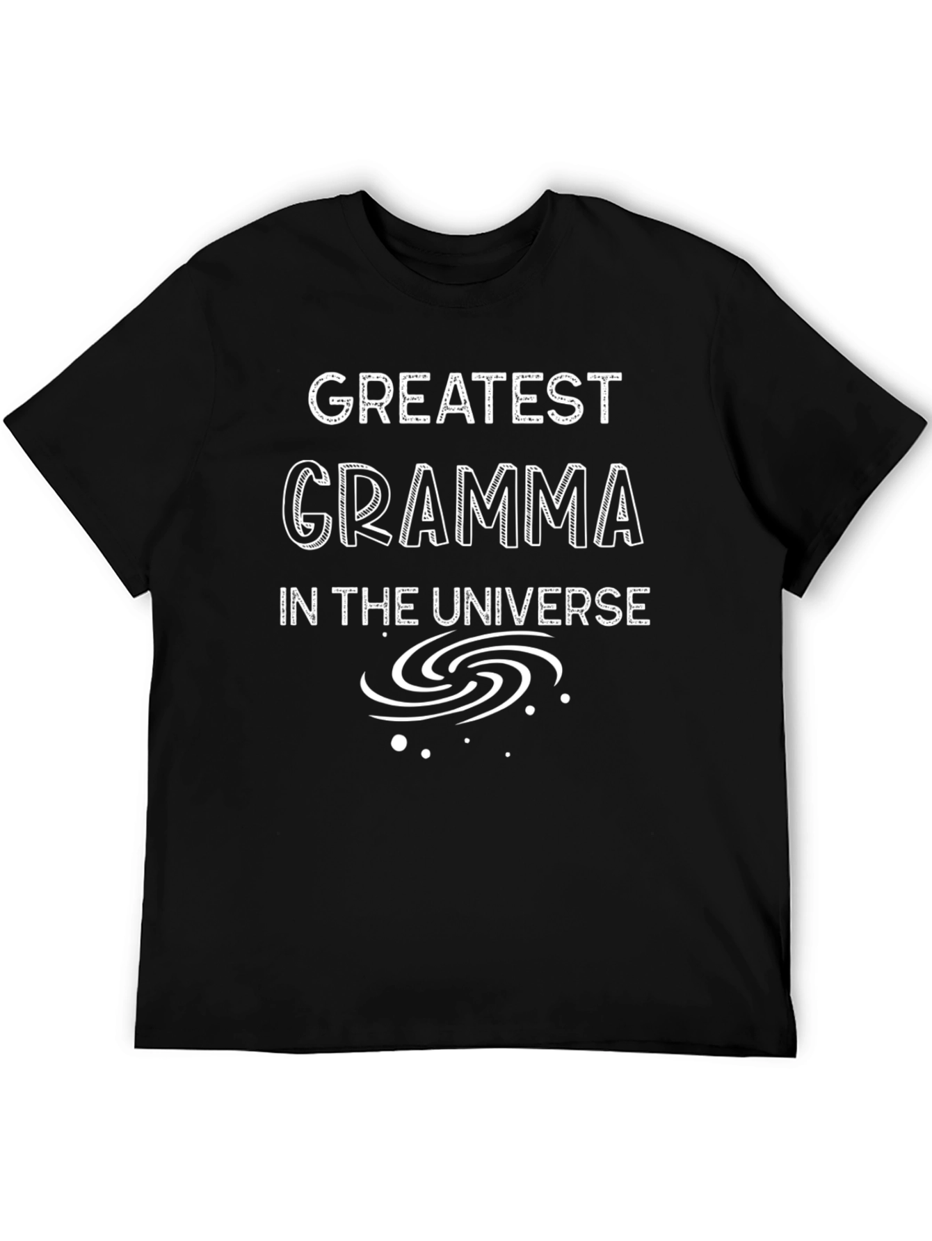 Greatest Gramma in the Universe Black T-Shirt