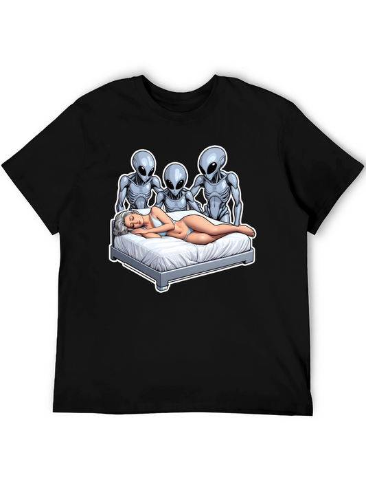 Alien Abduction T-Shirt - Novelty Graphic Tee