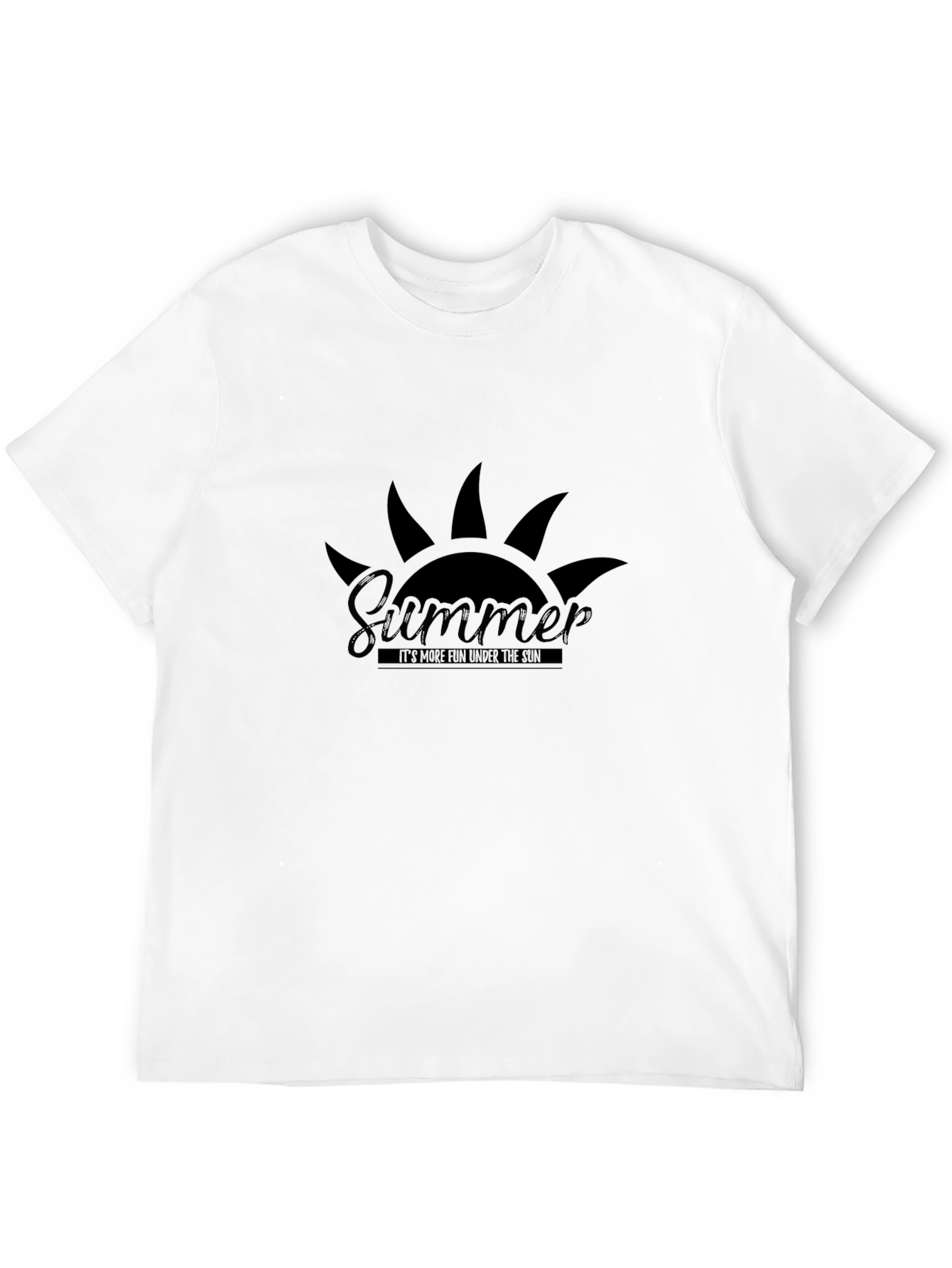 Summer Fun Black Graphic Tee