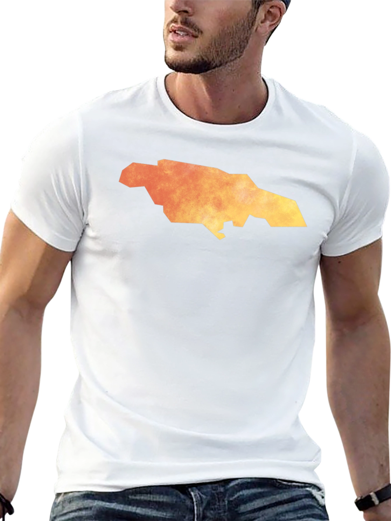 Jamaica Map Graphic Tee - Island Pride