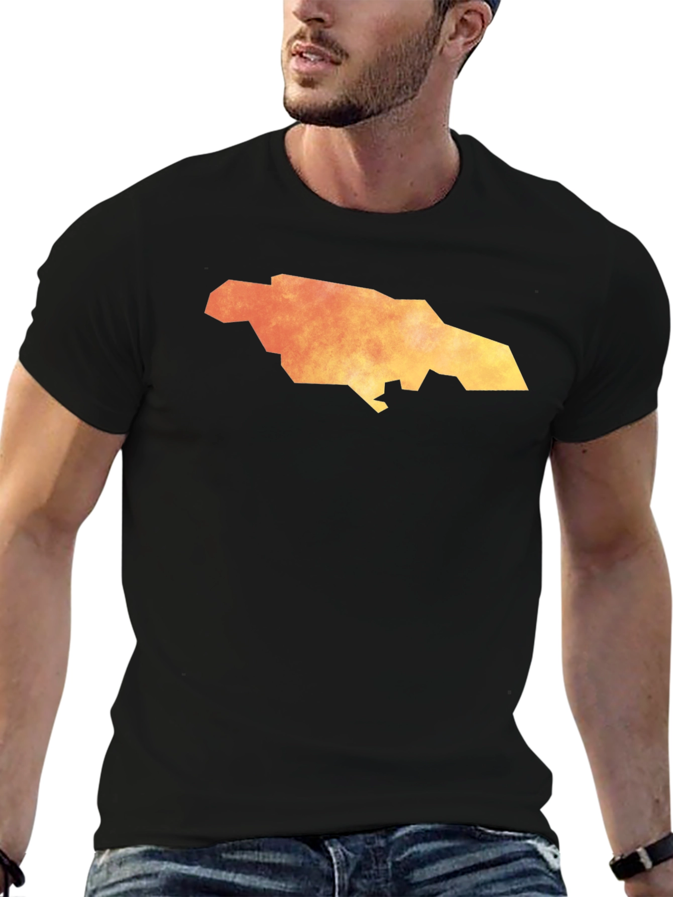 Jamaica Map Graphic Tee - Island Pride