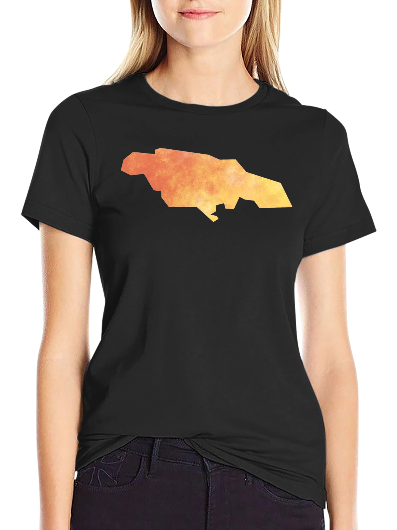Jamaica Map Graphic Tee - Island Pride