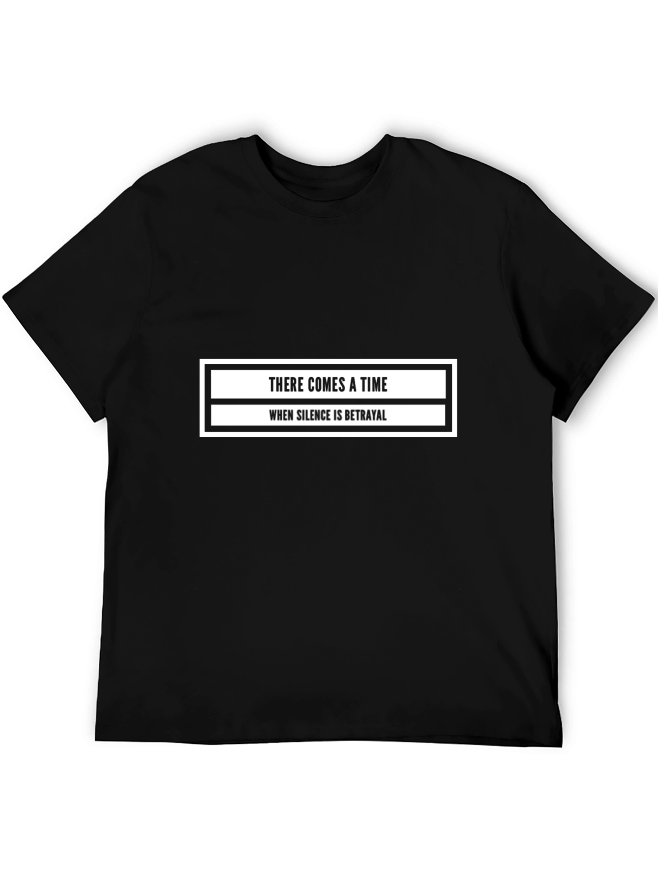 Silence is Betrayal Graphic Tee - Bold Statement T-Shirt