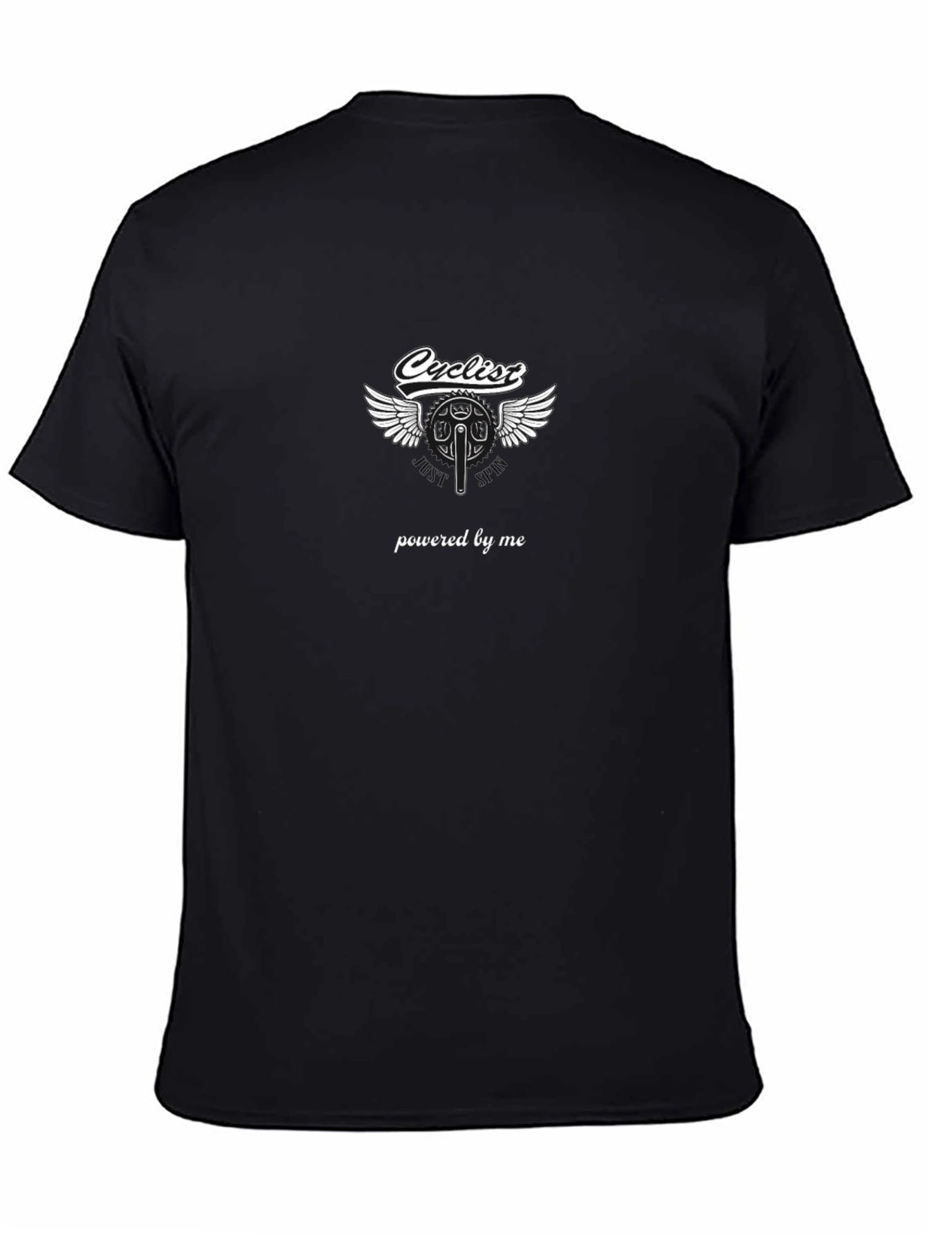 Cyclist Powered Tee - Black