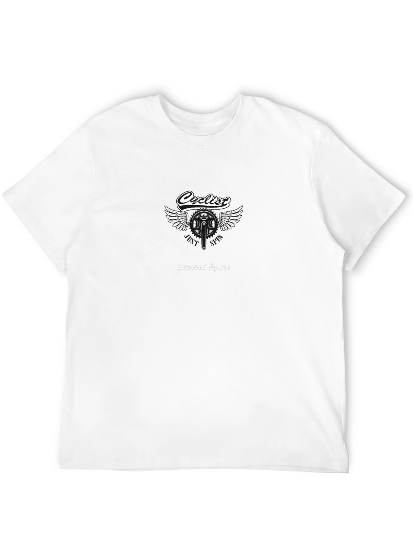 Cyclist Powered Tee - Black