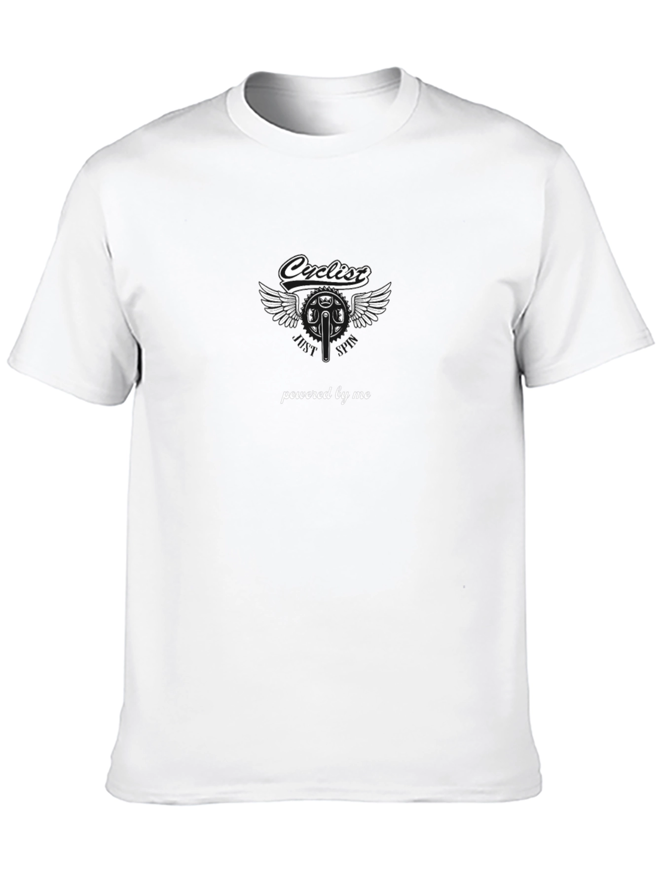 Cyclist Powered Tee - Black