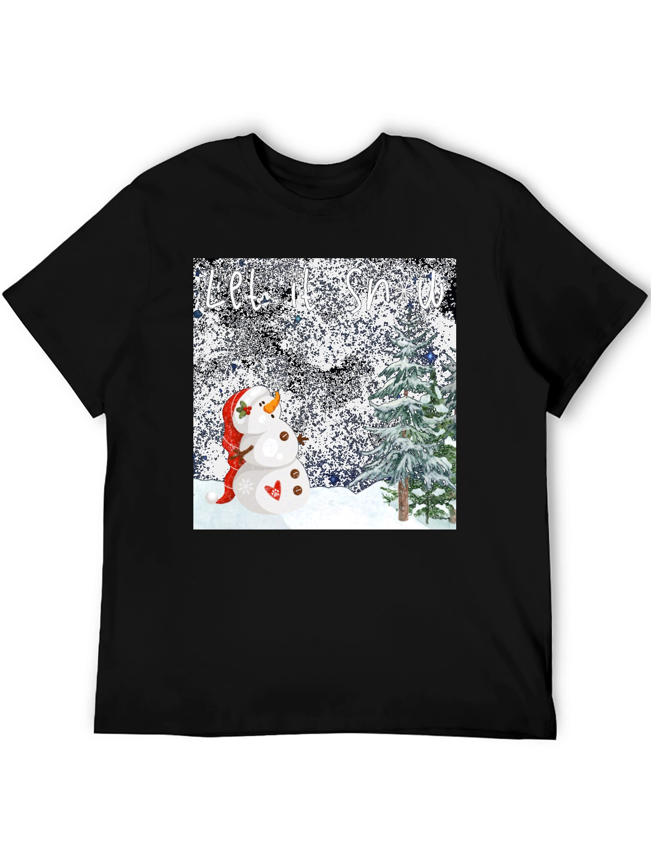 Let it Snow T-Shirt - Festive Winter Tee