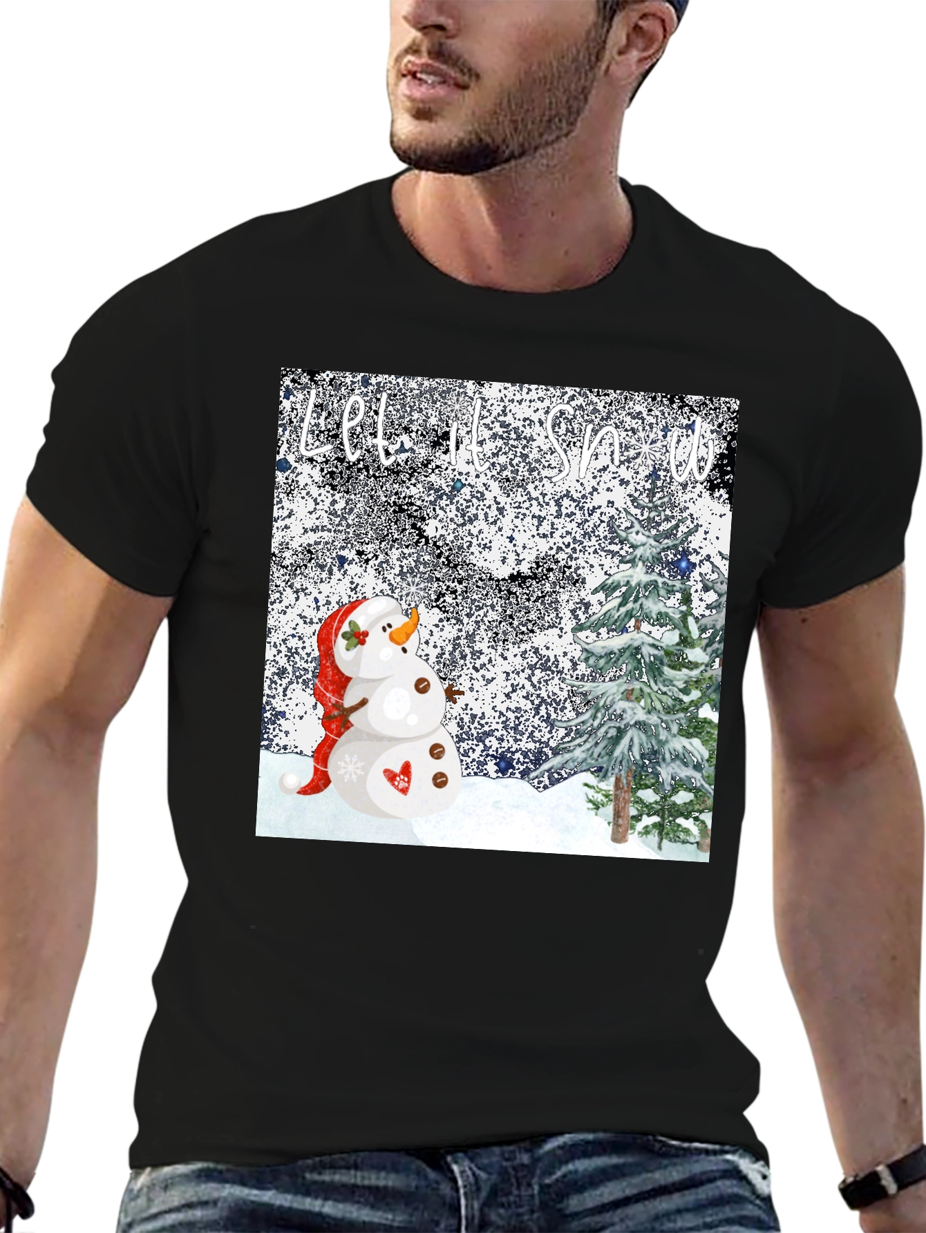 Let it Snow T-Shirt - Festive Winter Tee